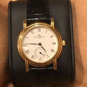 Baume & Mercier Geneve 18k Gold Watch